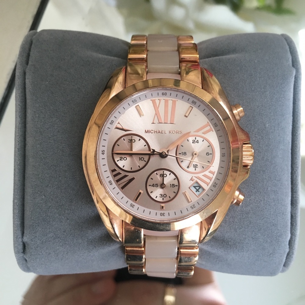 Michael Kors Chronograph Rose Gold Watch